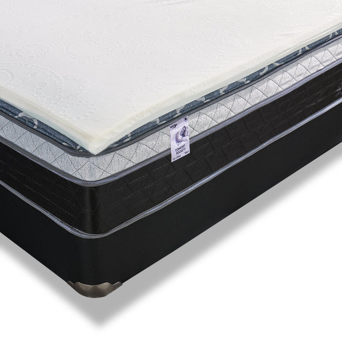 Springwall 2\" Silver Luxury Firm Queen Mattress Topper