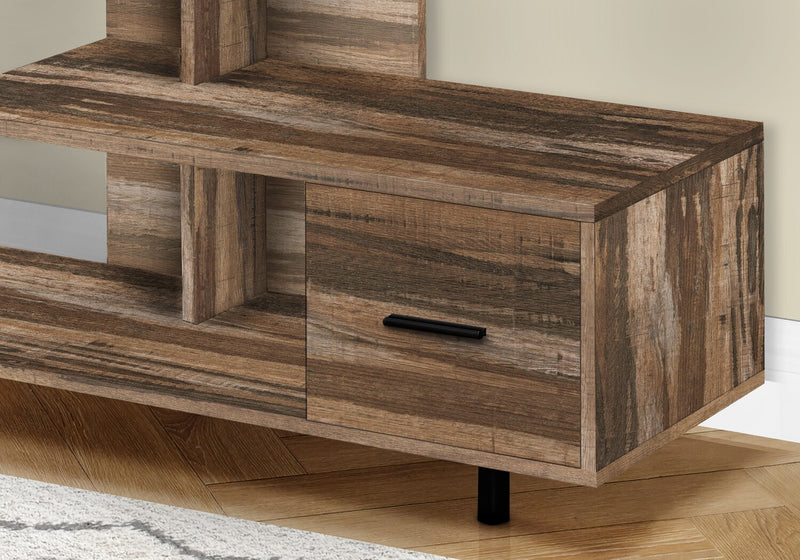 Sara 48\" Modern TV Stand with Storage and Cable Management for TVs up to 35\"- Brown