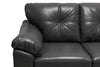 Addison Leath-Aire Loveseat - Grey 
