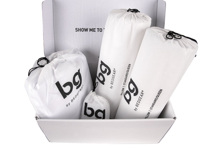 BG by BEDGEAR 8-Piece Queen Sleep Bundle