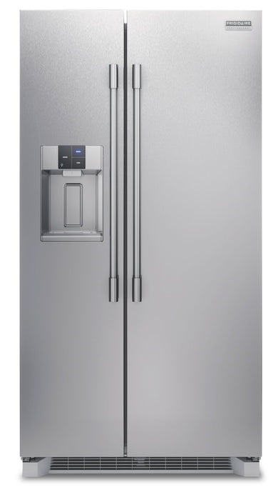 Frigidaire Professional 36.1\" 22.3 Cu. Ft. Counter-Depth Side-by-Side Refrigerator - Smudge-Proof® Stainless Steel - PRSC2222AF