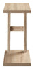 Orrie Chairside Table – Taupe  - Modern style End Table in Taupe Medium Density Fibreboard (MDF)