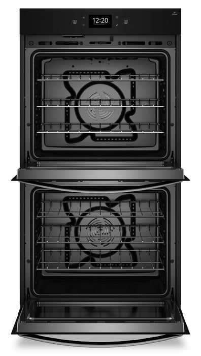 Whirlpool 30\" 10 Cu. Ft. Electric Double Wall Oven with True Convection - Fingerprint Resistant Stainless Steel - WOED7030PZ