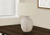 26" Cream Textured Ceramic Table Lamp|Lampe de table de 26 po en céramique texturée crème