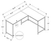 Karter L-Shaped Corner Desk - Natural 
