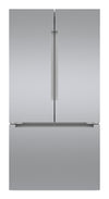 Bosch 800 Series 36\" 20.8 Cu. Ft. Smart Counter-Depth French Door Refrigerator with Dual Compressor