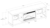 Aurora 72" Modern Electric Fireplace TV Stand with Storage & Cable Management for TVs up to 80"- As|Meuble pour téléviseur moderne Aurora de 72 po avec foyer électrique, rangement et système de gestio