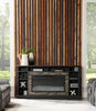 Lappland 70" TV Stand with Crystal Ember Firebox 