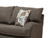 Nofia 2-Piece Chenille Left-Facing Sectional - Charcoal 