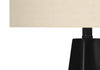 27" Black Resin Table Lamp |Lampe de table de 27 po en résine noire