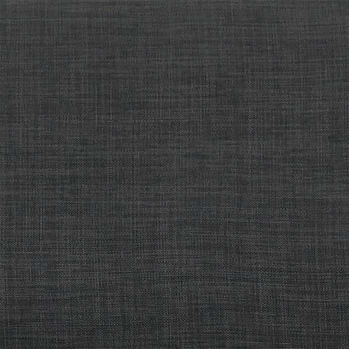 Made in Canada Sawyer 79\" Linen-Look Fabric Sofa with Reversible Cushions and Accent Pillows - Charcoal Grey