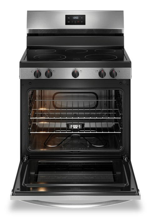 Frigidaire 5.3 Cu. Ft. Electric Range With Quick Boil Element and Five-Element Cooktop - Stainless Steel - FCRE305CBS