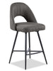 Elijah Swivel Counter-Height Stool - Grey 