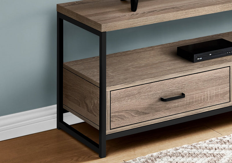 Corban 48\" Modern TV Stand with Storage and Cable Management for TVs up to 55\"- Dark Taupe