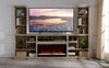 Axel 74" 3-Piece Entertainment Centre with Electric Fireplace and Storage for TVs up to 85"- Taupe|Meuble audio-vidéo Axel 3 pièces de 74" avec foyer électrique et rangement pour téléviseurs jusqu’à 85 po - taupe
