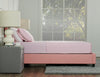 Hallie Striped 4-Piece Full Cotton Sheet Set - Pink | Ensemble de draps Hallie de 4 pièces rayés en coton pour lit double - rose