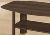 Everest 35.5" Rustic 3-Pack Coffee + 2 End Tables with Shelf - Dark Walnut |Ensemble 3 tables rustiques Everest de 35,5 po (table à café et 2 tables de bout) avec tablette - noyer foncé