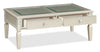 Tyra 48" Glam Coffee Table with Storage - Champagne  |Table à café somptueuse Tyra de 48 po avec rangement - champagne