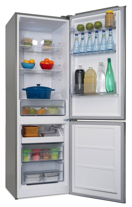 Danby 23.7\" 10.3 Cu. Ft. Bottom-Mount Refrigerator - Stainless Steel - DBMF100B1SLDB