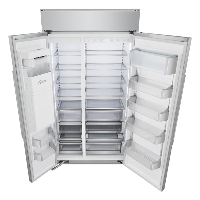 LG Studio 42\" 26 Cu. Ft. Side-by-Side Built-In Refrigerator - Smudge Proof Stainless Steel - SRSXB2622S