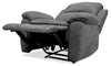 Chandler Chenille Recliner - Grey 