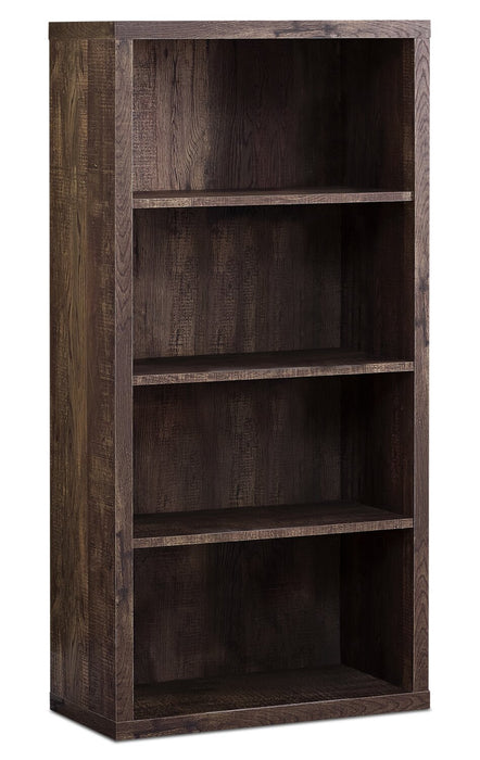 Slade 23.75\" 4-Shelf Bookcase - Brown