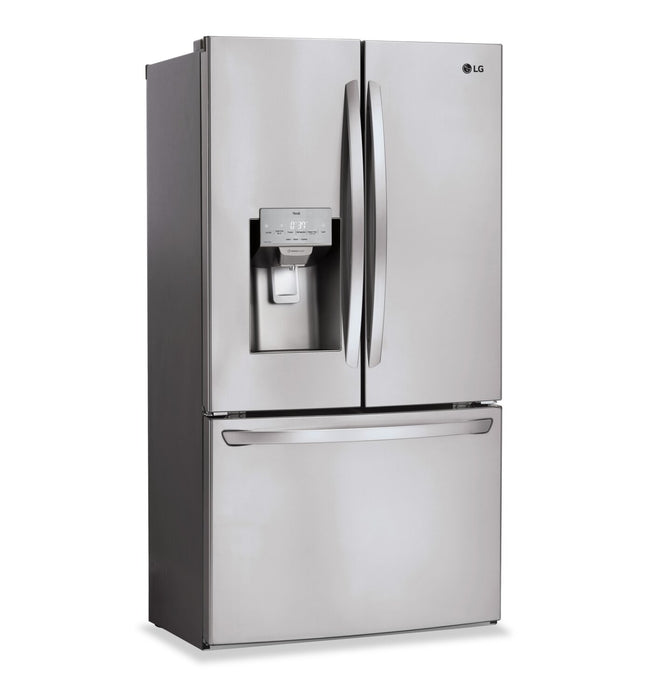 LG 36\" 28 Cu. Ft. French-Door Refrigerator - Smudge Proof Stainless Steel - LRFS28XBS