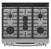 GE Profile 6.7 Cu. Ft. Double Oven Gas Range - PCGS960YPFS 