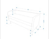 Cass Bench - Pink 