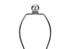 27" Cream Ceramic Table Lamp with Ivory Shade|Lampe de table de 27 po en céramique crème avec abat-jour ivoire