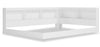 Wolf Full Bookcase Bed - White 