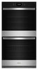 Whirlpool 30" 10 Cu. Ft. Electric Double Wall Oven with True Convection - Fingerprint Resistant Stai… | Four mural double électrique Whirlpool de 10 pi³ et de 30 po avec convection véritable - acier inoxy…