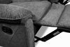 Chandler Chenille Reclining Sofa - Grey 