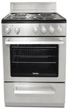 Danby 2.5 Cu. Ft. Electric Range With Compact 24\" Width and 4 Burners - Stainless Steel - DERM240BSSC
