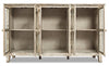 Rocco Cream Accent Cabinet – Large  - Rustic style Accent Cabinet in Cream  Acacia
