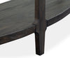 Axl 55" Traditional Sofa Table with Shelf - Dark Grey-Brown Wood|Table de salon traditionnelle Axl de 55 po avec tablette - bois gris-brun foncé