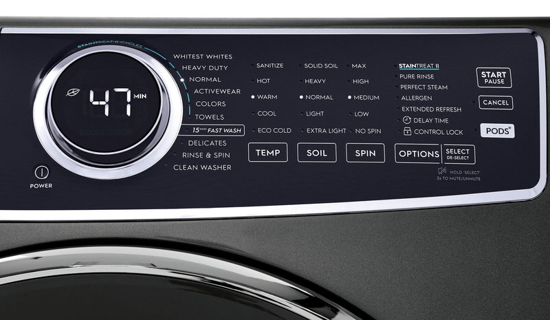 Electrolux 4.5 Cu. Ft. Front-Load High-Efficiency Steam Washer - Titanium - Stackable - ELFW7537AT