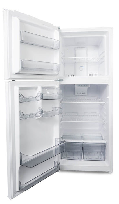 Danby 23.4\" 11 Cu. Ft. Top-Mount Refrigerator - White - DFF116B2WDBL