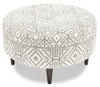 Sofa Lab The Curve Ottoman - Greystone 