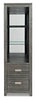 Bronx Bookshelf Pier - Grey - Contemporary style Storage Pier in Grey