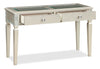 Tyra 48" Glam Sofa Table with Storage - Champagne  |Table de salon somptueuse Tyra de 48 po avec rangement - champagne