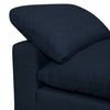 Eclipse 6-Piece Linen-Look Fabric Modular Sectional with 2 Ottomans - Navy 