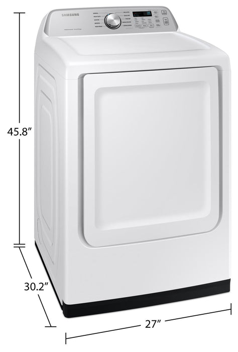 Samsung 7.2 Cu. Ft. Electric Dryer - White - DVE47CG3500WAC