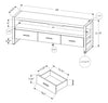 Asa 60” TV Stand - Black 