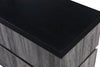 Rhys 70" TV Stand with TV Mount - Contemporary style TV Stand in Distressed grey Glass, Medium Density Fibreboard (MDF)
