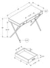 Rowan Desk - Black Marble-Look 
