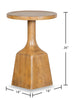 Rhett 18" Modern Round End Table - Light Brown Oak|Table de bout ronde moderne Rhett de 18 po - chêne brun clair