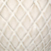 25" Cream Textured Ceramic Table Lamp with Ginger Shade|Lampe de table en forme de pot de gingembre de 25 po en céramique texturée crème avec abat-jour