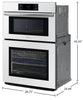 Samsung 30" 7 Cu. Ft. Electric Micowave Combination Wall Oven - White - … | Four à micro-ondes combiné avec four mural électrique Samsung de 7 pi³ et de 30 po…