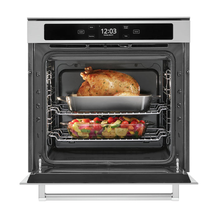 KitchenAid 2.9 Cu. Ft. Single Wall Oven with True Convection - YKOSC504PPS